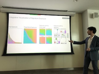 Aaron Chevalier (Graduate Student in Bioinformatics) - Aaron successfully defended his work on comprehensive mutational signature analysis.